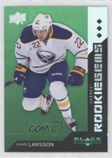 2013 Upper Deck Black Diamond Rookie Gems Emerald 14/25 Johan Larsson #193 01ks