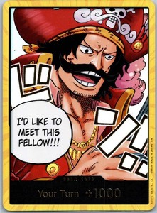 Gol D. Roger - Carrying On His Will Gold DON!! Card (OP13-003/177) - Premium Booster - The Best