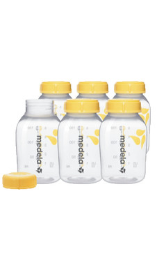 Medela Breast Milk Collection and Storage Bottles with Solid Lids - 6pk/5oz