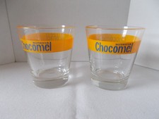 Trinkglas, Chocomel Glas, ca 0,15l, 2 Stück, original Niederlande,