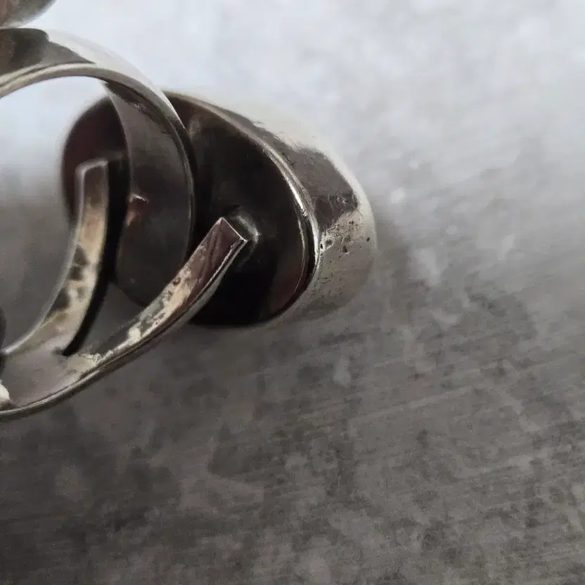 925 Silver Handmade Dotted Pattern Ring - Adjusta… - image 5