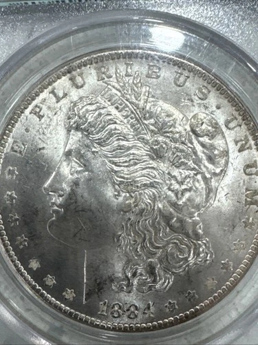 1884-O Morgan Silver Dollar PCGS MS63 – New Orleans Mint