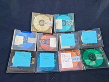 Lot of 10 MD disks Mini Discs Has been recorded 74 Various Makes