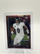 2025 Topps Chrome Football Roquan Smith Football Leather Refractor #27