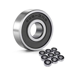 Wellgo 608-2RS Ball Bearings Skateboard Bearings Double Rubber Sealed Shielded