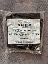 In-N-Out Burger 65th Anniversary Las Vegas Black T-Shirt Sz M NEW SEALED
