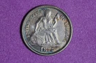 ESTATE FIND 1875 - Seated Liberty Dime!! #K59483