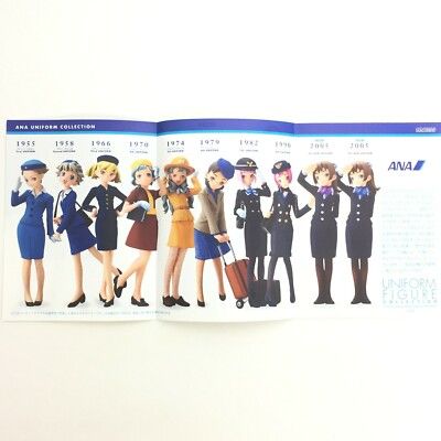 ANA All Nippon Airways Uniform Collection Mini figure Full Set of