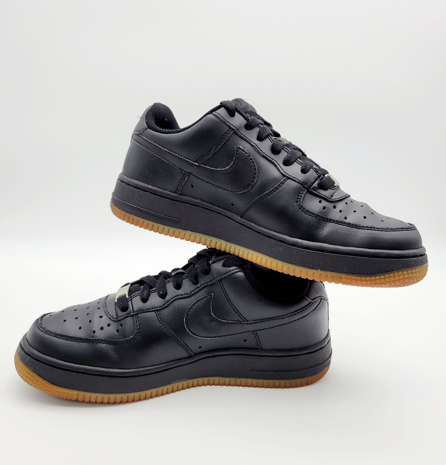 Nike Air Force 1 Low GS Black Gum Light 