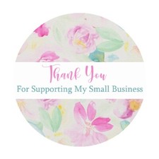 30 THANK YOU FOR SUPPORTING MY SMALL BUSINESS ENVELOPE SEALS LABELS STICKERS