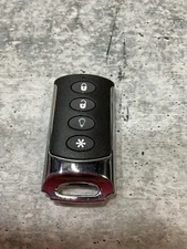 Interlogix TX-E101 Four Button Chrome Wireless Keyfob LED