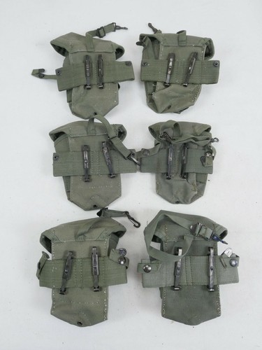 1x TYPE US Vietnam M-1956 Case small arms Ammunition pouch Magazintasche M1956 - Bild 6 von 6