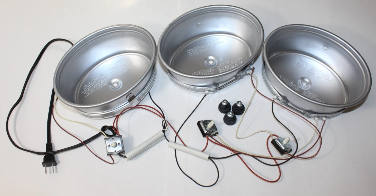 Farberware Triple Slow Cooker Model MD-QH4501A *PARTS* *HEATING BASES ONLY*