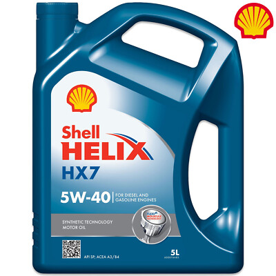 Shell HX7 5W-40 Motoröl API SP ACEA A3/B4 MB 229.3 VW 502.00/505.00 5L