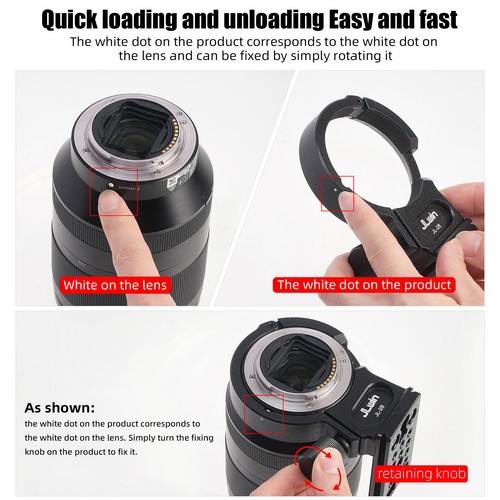 Tripod Collar Mount Ring For Sony FE 28-70mm F3.5-5.6 OSS Lens 90mm F2.8 Macro G - Picture 7 of 12