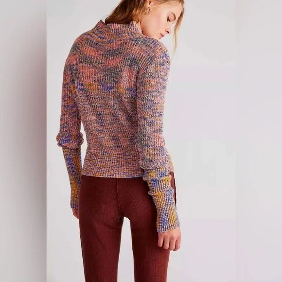 フリーピープル Free People Blair Space Dye Pullover レディース Sweaters Candy Combo Free People Blair Spacedye Pullover Candy Combo Medium | eBay