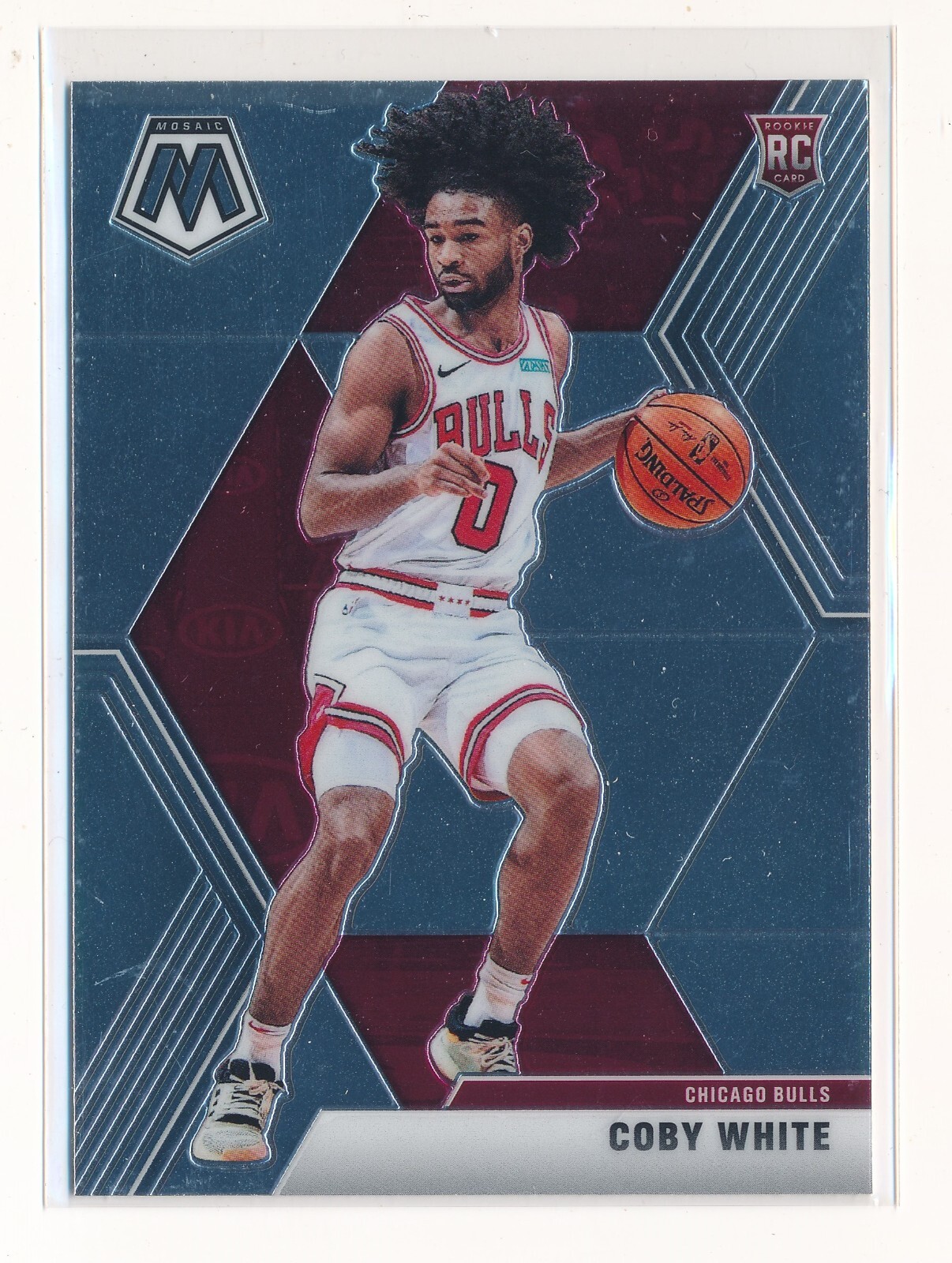 COBY WHITE 2019-20 PANINI MOSAIC ROOKIE VARIATION #211 RC *CHICAGO BULLS*