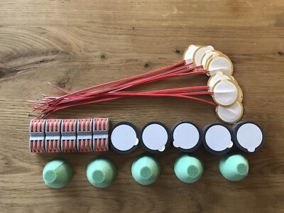 5er SparSet Drum-Doktor  Eas-e  Drum-Trigger DIY-Set, Dual-Zone, Head&Rim-Trig.