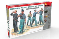 German Tank Crew At Work Kunststoff Kit 1:3 5 Modell Miniart