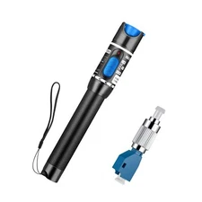 Fiber Visual Fault Locator - VFL Fiber Optic Cable Tester Meter Kit with FC M...