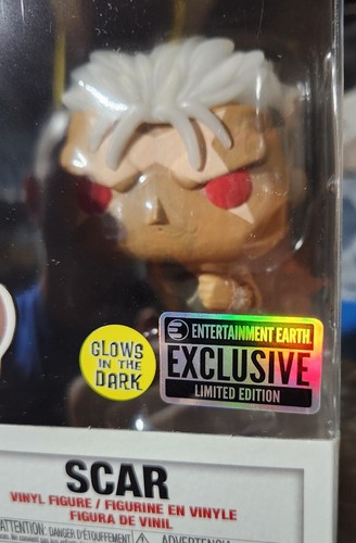 Funko Pop! Fullmetal Alchemist - Cicatriz (brillante) - Entertainment Earth #1486 ~ NUEVO - Imagen 2 de 7