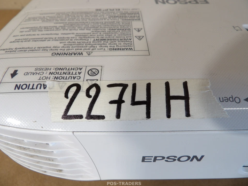 Epson EB-X39 XGA Beamer Projector 3LCD 3500 Lumens - 2,274 HOURS - EXCL REMOTE  - Bild 2 von 4