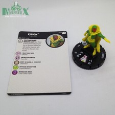 Heroclix Avengers Defenders War set Vision 006 Common figure w/card 