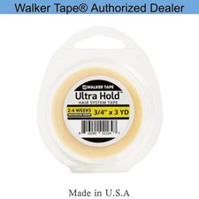 Walker 3/4"x 3yards Ultra Hold Roll Tape, Double Sided Adhesive, Toupee Tape