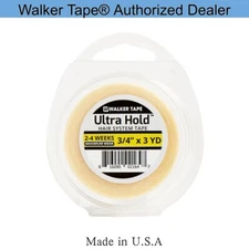 Walker 3/4"x 3yards Ultra Hold Roll Tape, Double Sided Adhesive, Toupee Tape