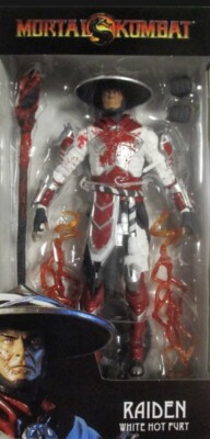 MORTAL KOMBAT Raiden (Bloody) White Hot Fury - McFarlane Toys - 7'' / 18 cm