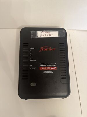Frontier Netgear Wireless ADSL Modem/ Router combo D2200D with power ...