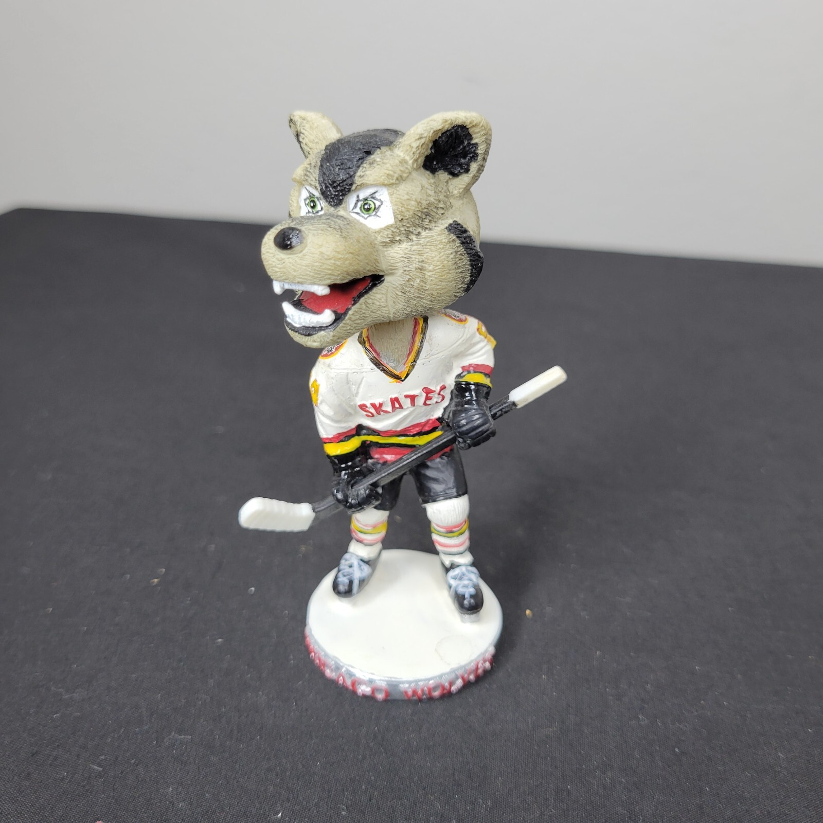 Chicago Wolves SKATES Mascot Mini Bobblehead Limited Edition #94 4.5