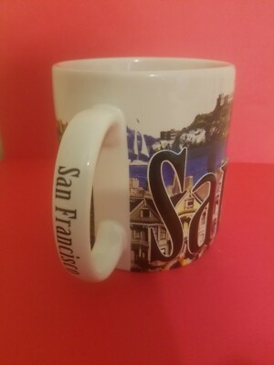 San Francisco mug 3D relief coffee cup