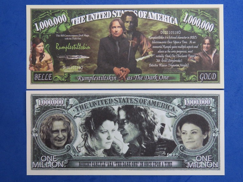 RUMPLESTILTSKIN: Once Upon A Time, The Dark One ~ $1,000,000 One Million Dollars