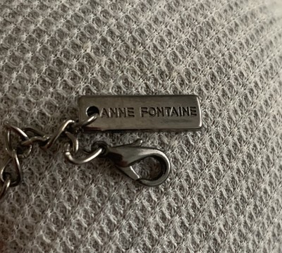 ANN FONTAINE GORGEOUS GREY VELVET BALL BELT DARK SILVER  display picture 3