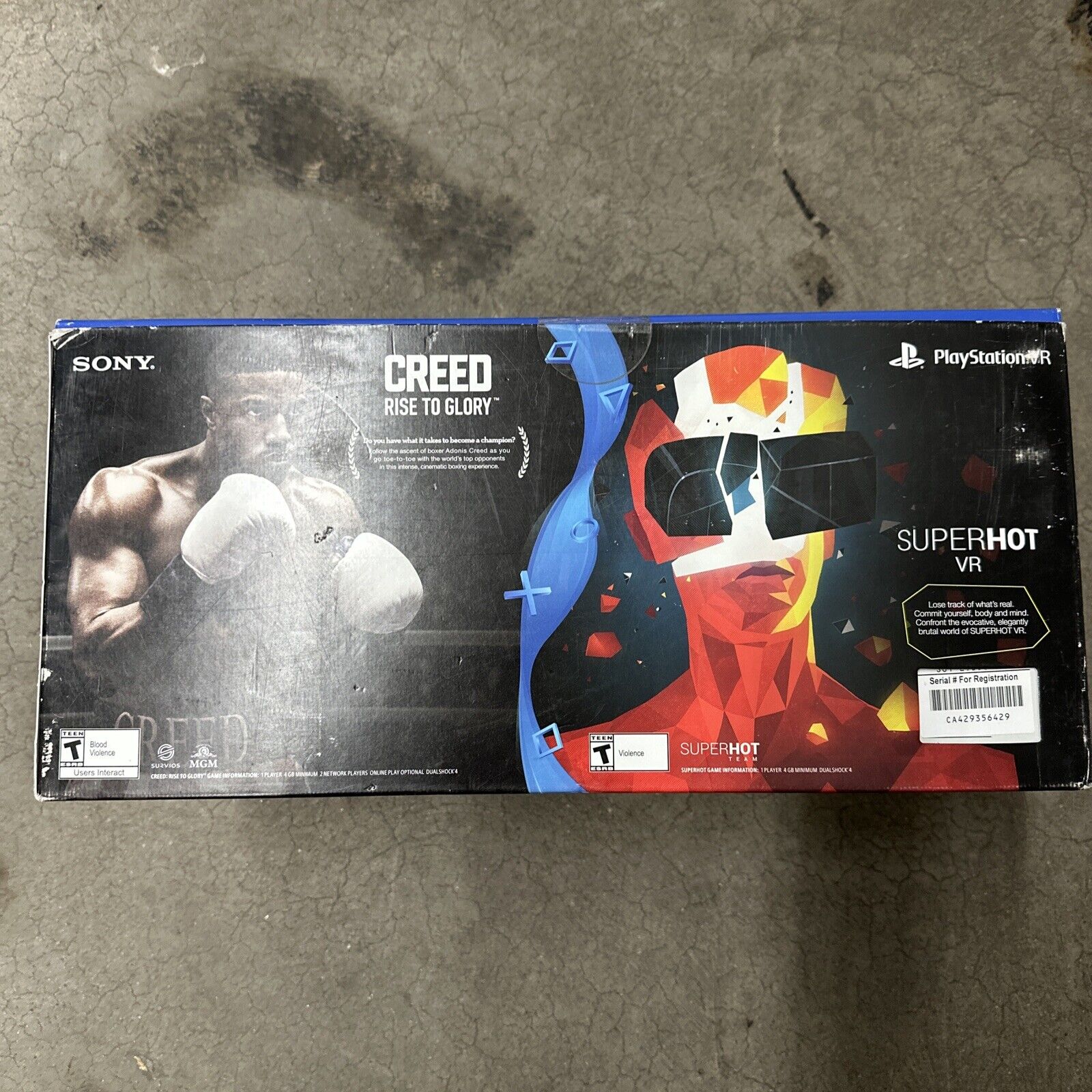 PlayStation VR - Creed: Rise to Glory + Superhot Bundle