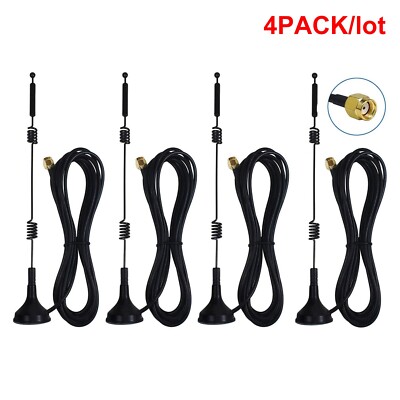 Wi-fi Booster HD Wireless Camera Antenna with Magnetic Stand Base RP-SMA Male