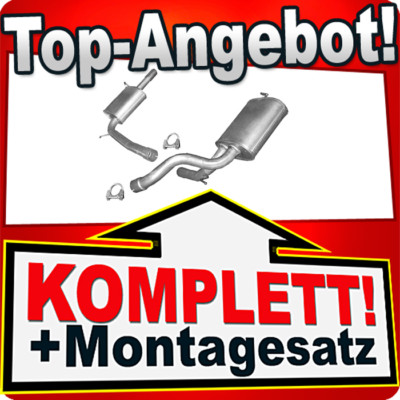 Auspuff für VOLVO XC70 I 2.4 193PS Auspuffanlage