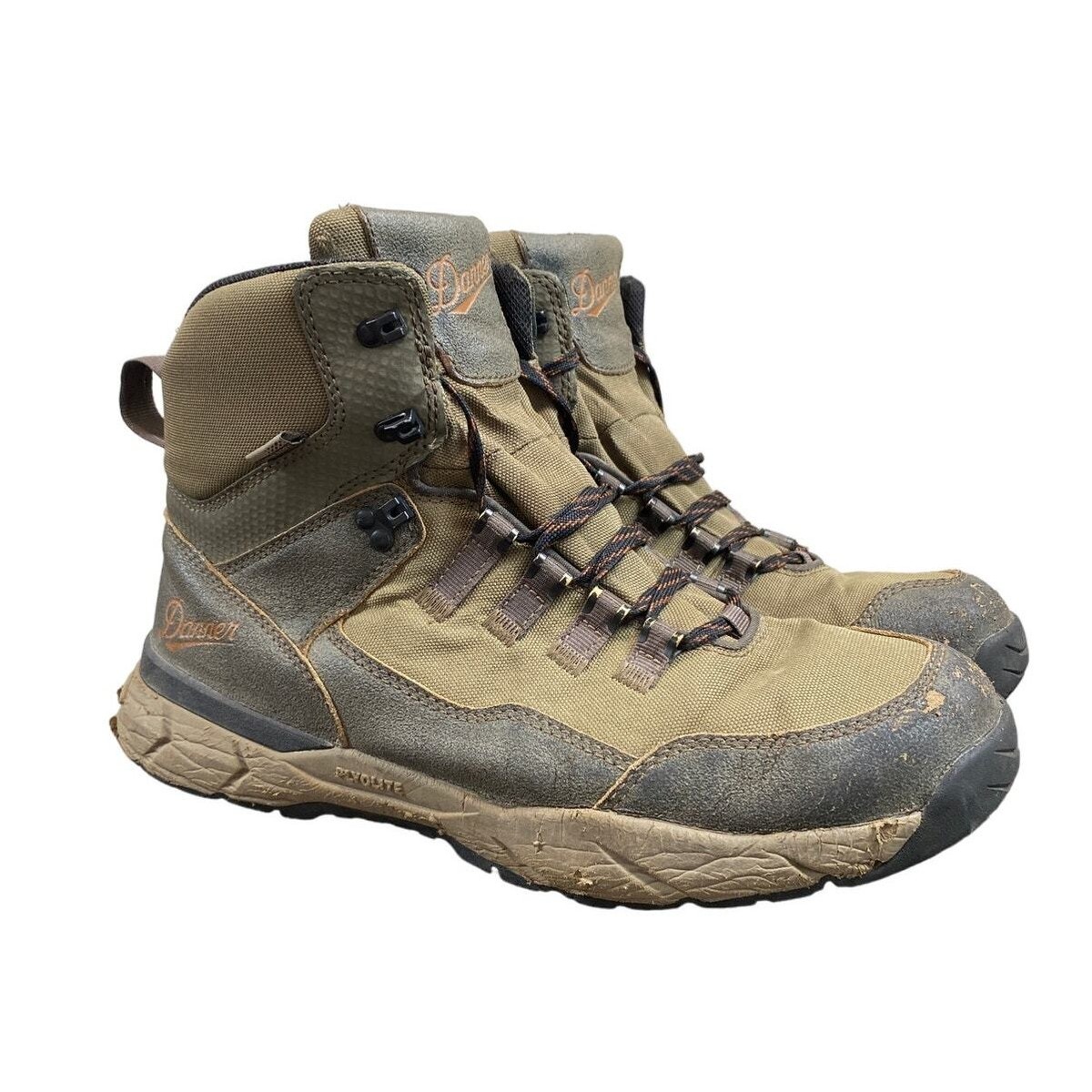 Danner Vital Trail Waterproof Hiking Boots Mens D Brown/Olive Size 10 Pre-Owned Danner - Vital Trail Coffee Brown main image 4