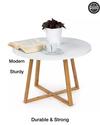 Runder Couchtisch Beistelltisch Platte Ablage für Wohnzimmer Wohnmöbel Modern