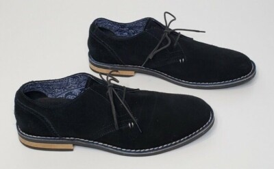 Penguin by Munsingwear Waylon Black Suede Leather Lace Up 