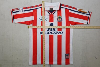 希少 90s vintage Guadalajara soccer jersey 90s Chivas Guadalajara Home 1997 1998 Atletica Jersey