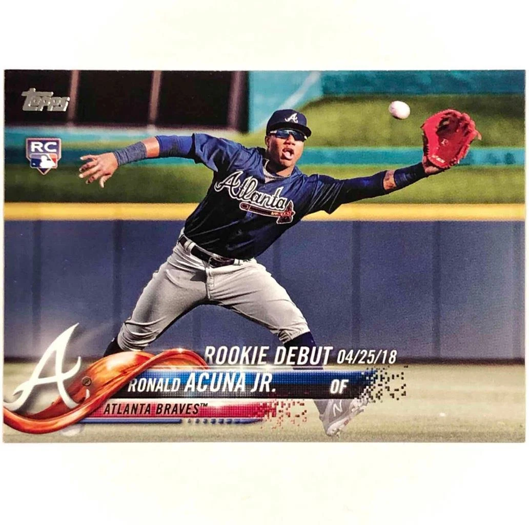 Topps Baseball 2018 Season Ronald Acuña Jr. Sports Trading Cards