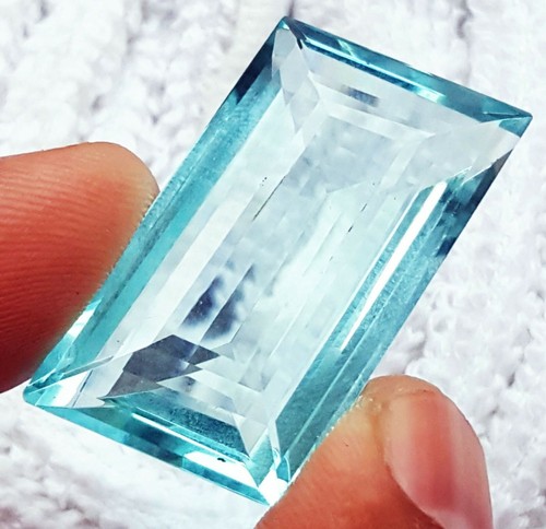 Aigue-marine (Béryl) Certifiée 2,45 Carats - Blister Avec Certificat - Pierre Authentique