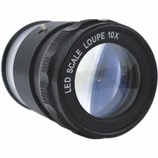 ProCheck 10X Optical Loupe LED Lighted Scale Magnifier With 9 Reticles