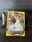 Bowman Chrome 2025-26 Shelton Henderson Miami 1st Bowman Yellow On Card Auto /75