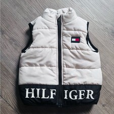Tommy Hilfiger Infant Puffer Vest in Cream and Black