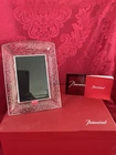 NIB FLAWLESS Unique BACCARAT France Glass RENDEZVOUS Crystal PHOTO PICTURE FRAME