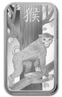 2016 - 10 gr silver bar - Yr of The Monkey ( certified & sealed  in Assay Card )