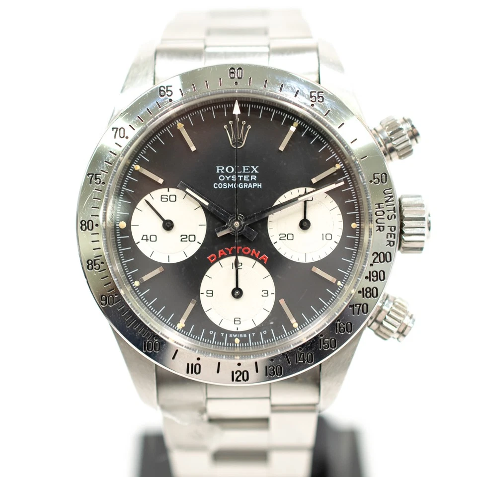 1975 Rolex Cosmograph Daytona, 6265, 37.5mm, Steel, Black Dial, Watch Only - Image 3 of 4
